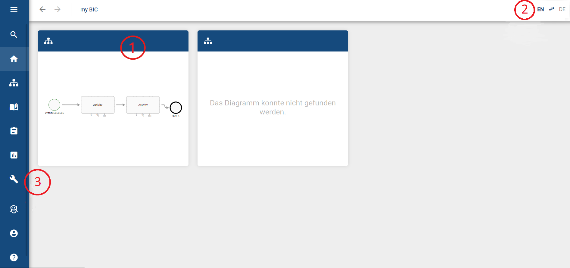 This Screenshot shows the welcome screen and its elements.